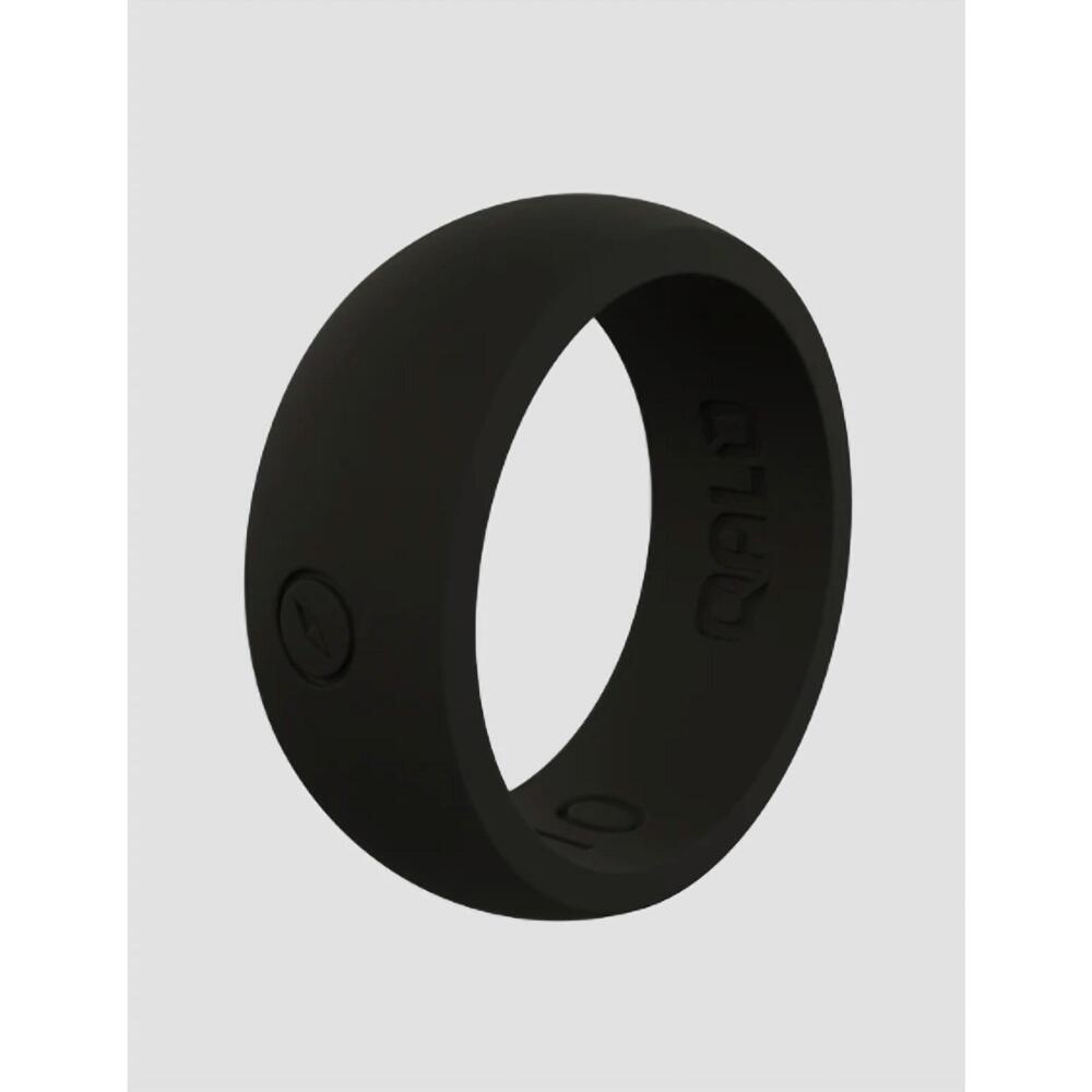 NEW QALO men's classic silicone ring in black